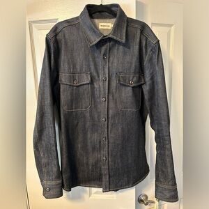 NWOT Taylor Stitch | Mill Shirt Jacket in Kuroki Slub Denim XL